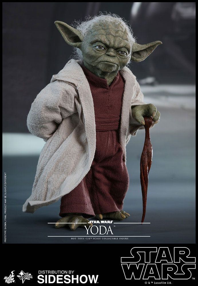 Yoda - Episode II - Hot Toys / Side Show (Star Wars - Eposide II) action figure collectible - Main Image 3
