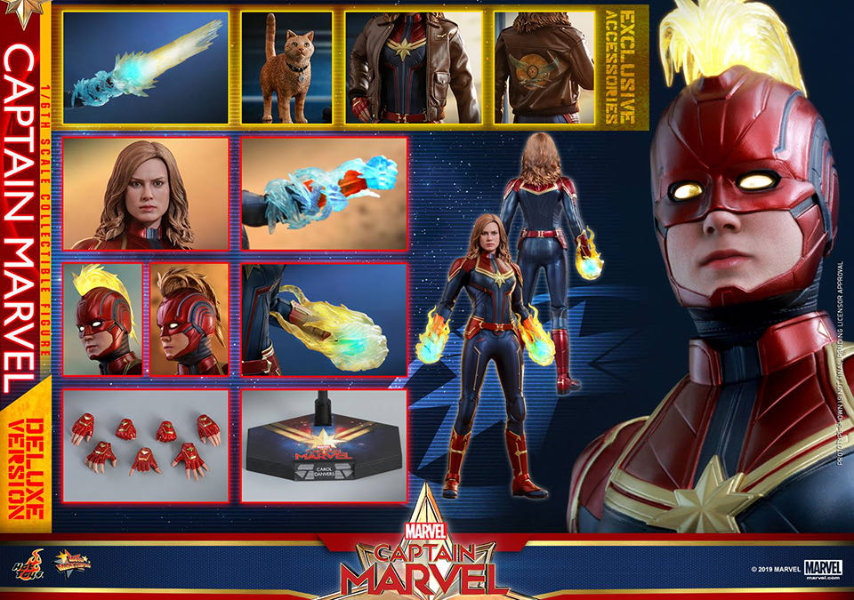 Captain Marvel - Hot Toys / Side Show (Captain Marvel) action figure collectible - Main Image 3