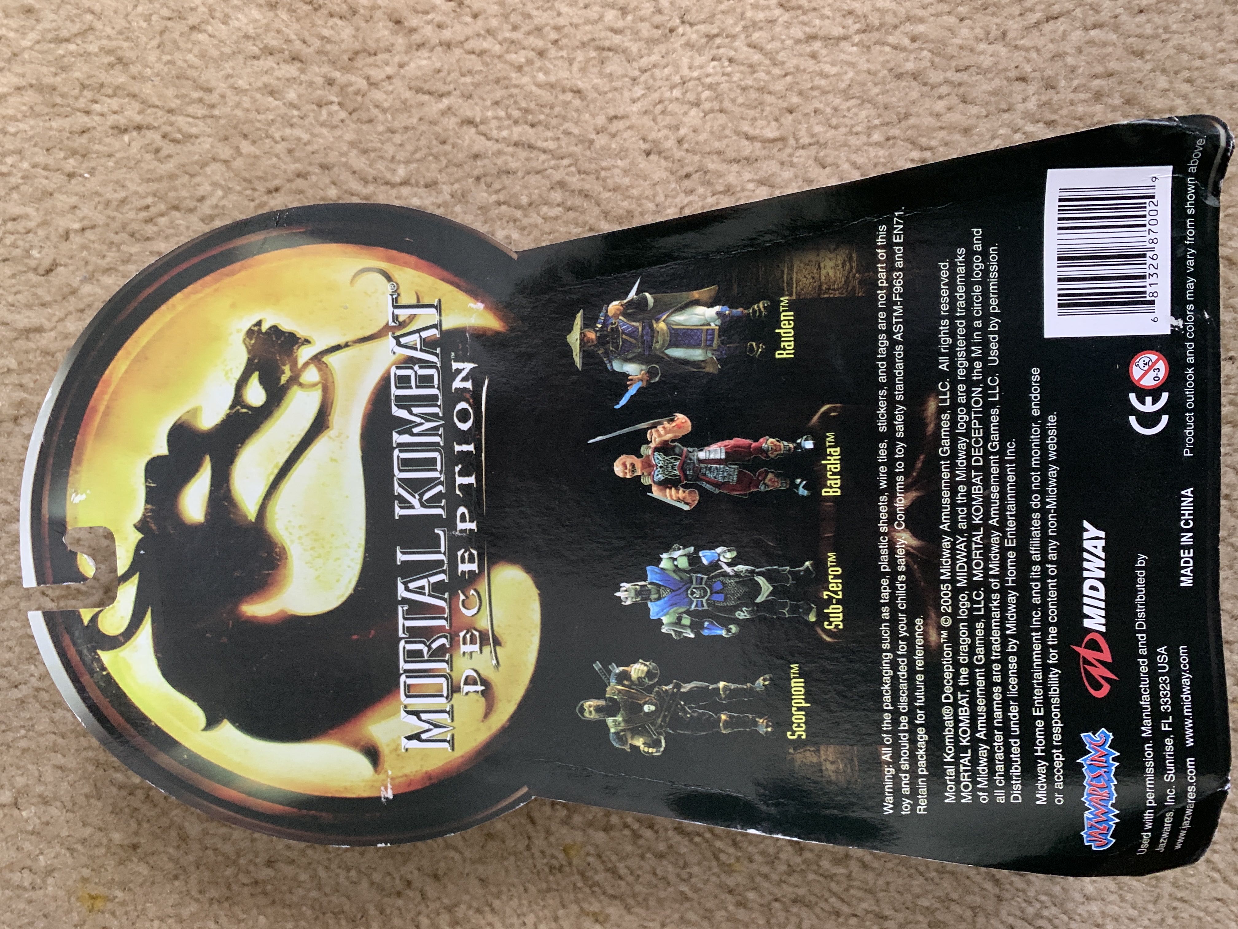 Mortal Kombat: Scorpion - Jazwares Inc. (Deception) action figure collectible [Barcode 681326870029] - Main Image 2