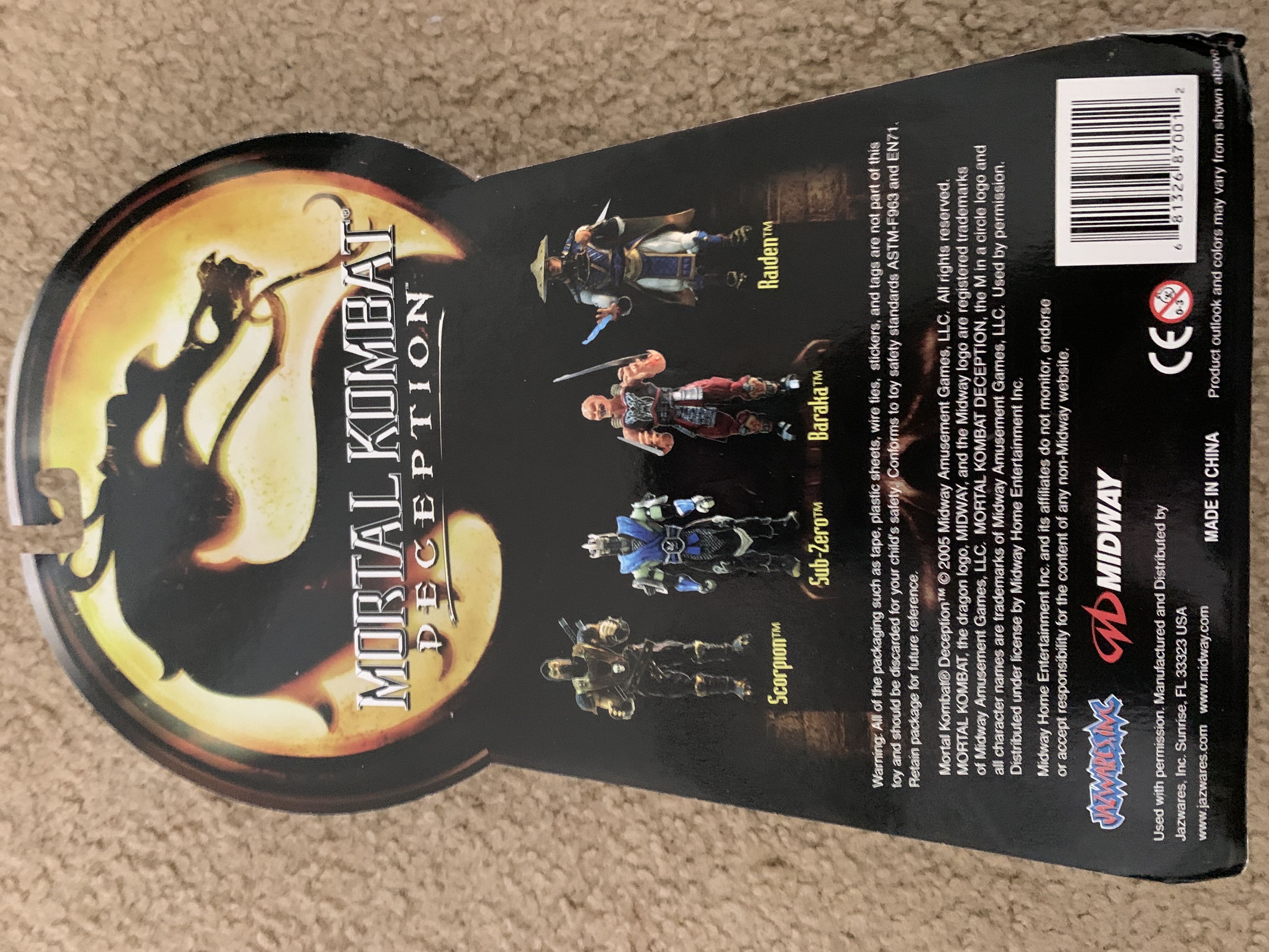 Mortal Kombat: Sub-Zero - Jazwares Inc. (Deception) action figure collectible [Barcode 681326870012] - Main Image 2