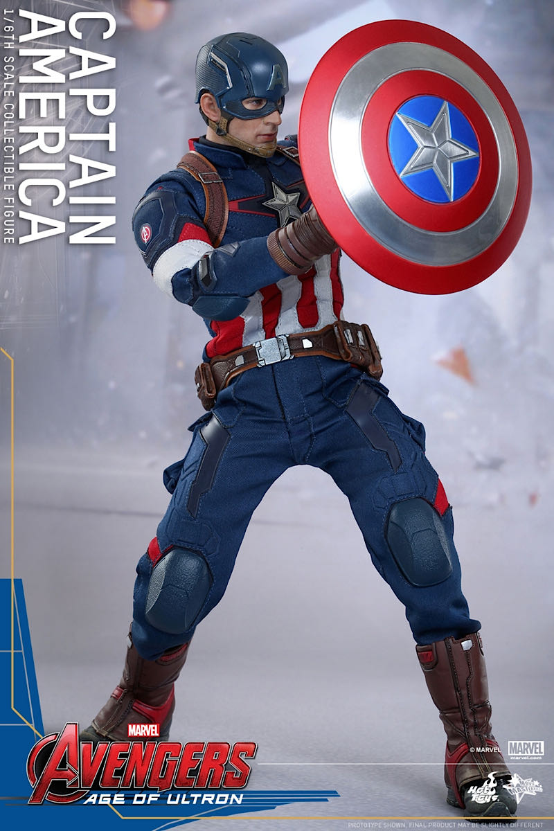 Captain America - Avengers Age of Ultron - Hot Toys / Side Show (Avengers Age Of Ultron) action figure collectible - Main Image 2
