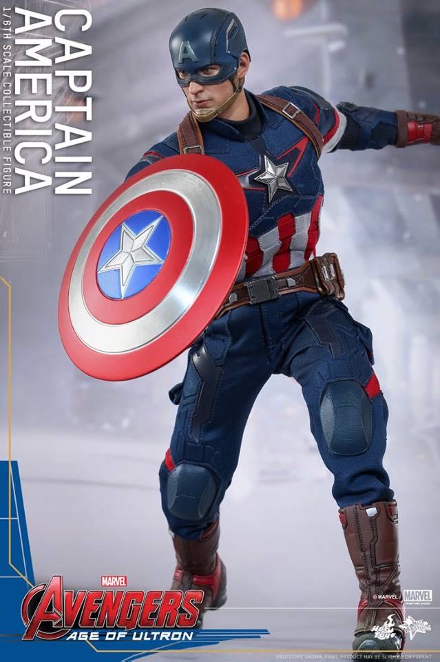 Captain America - Avengers Age of Ultron - Hot Toys / Side Show (Avengers Age Of Ultron) action figure collectible - Main Image 3