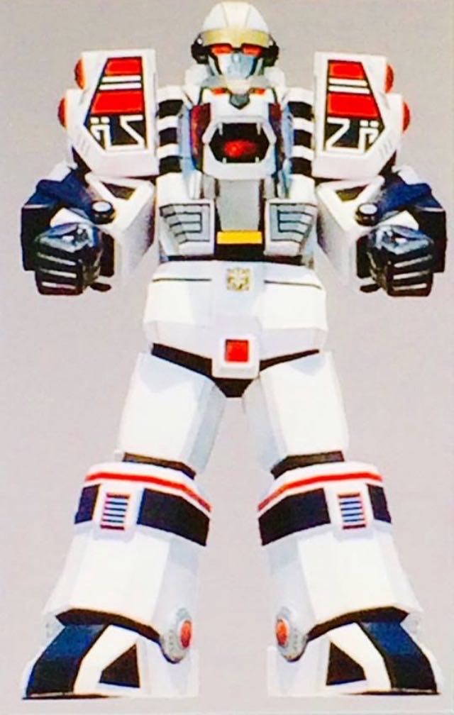 White Tigerzord and the White Ranger - Bandai (Mighty Morphin Power Rangers) action figure collectible [Barcode 045557022716] - Main Image 4