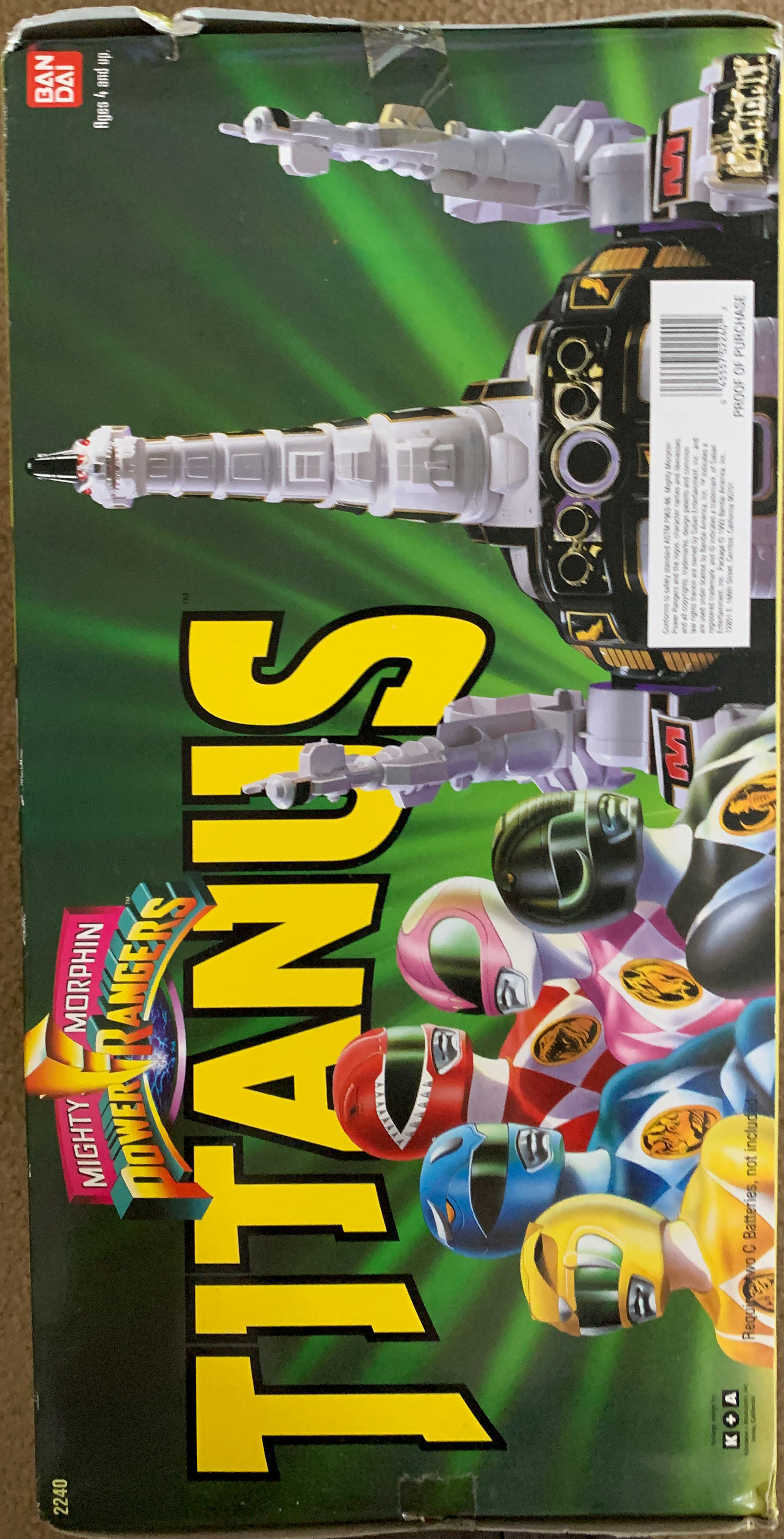 Titanus - Bandai (Mighty Morphin Power Rangers) action figure collectible [Barcode 045557022402] - Main Image 3