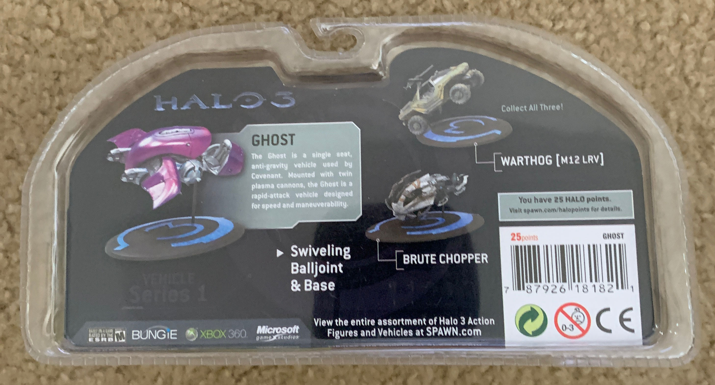 Halo 3: Ghost - Microsoft action figure collectible [Barcode 787926181821] - Main Image 2