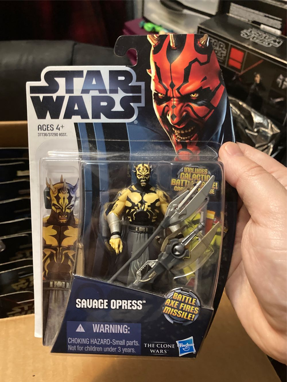 Savage Opress - Star Wars (The Clone Wars) - Hasbro (Star Wars) action figure collectible [Barcode 653569681656] - Main Image 4