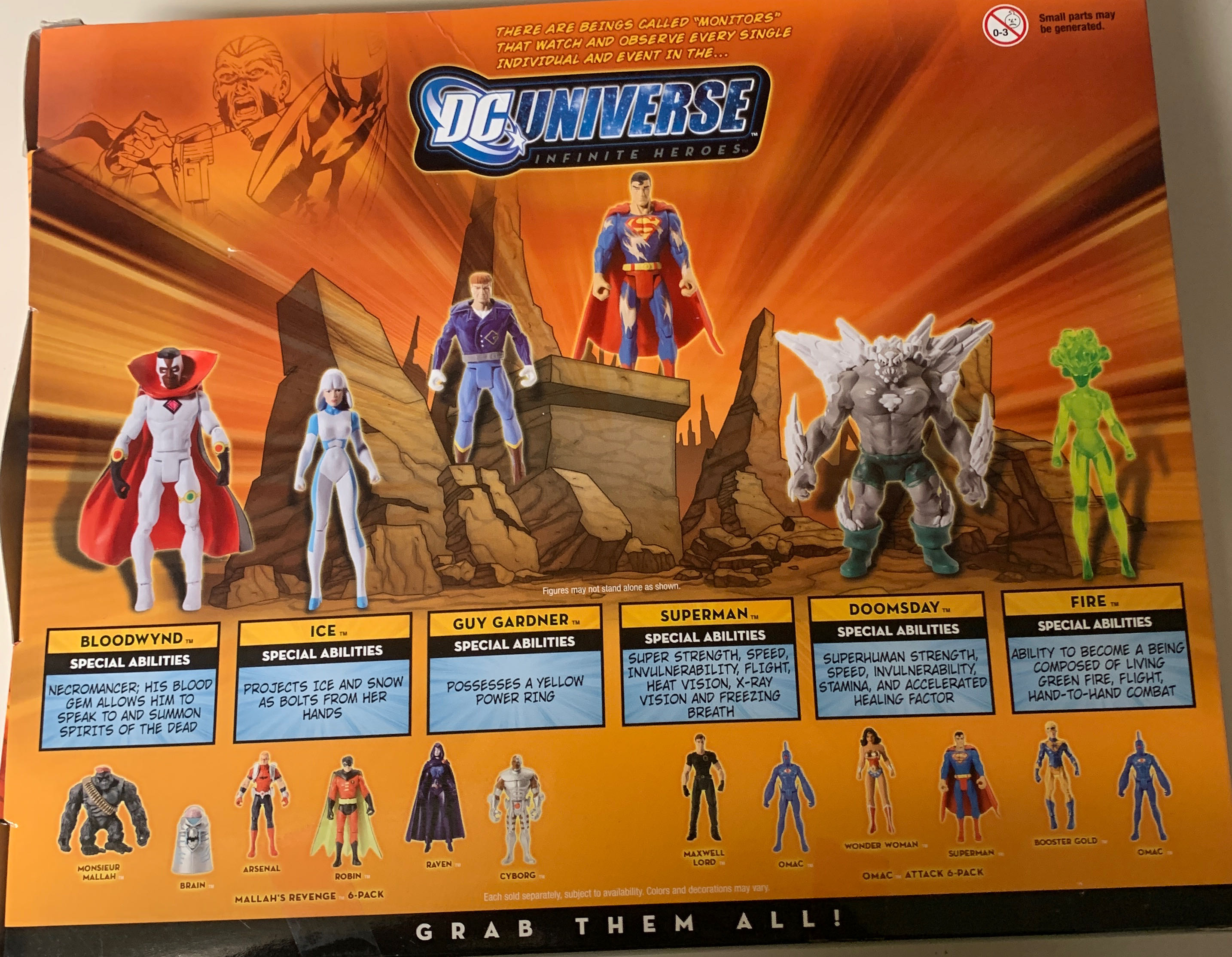 DC Universe Infinite Heroes Prelude To Doomsday - Mattel (DC Universe: Infinite Heroes) action figure collectible [Barcode 027084826586] - Main Image 2