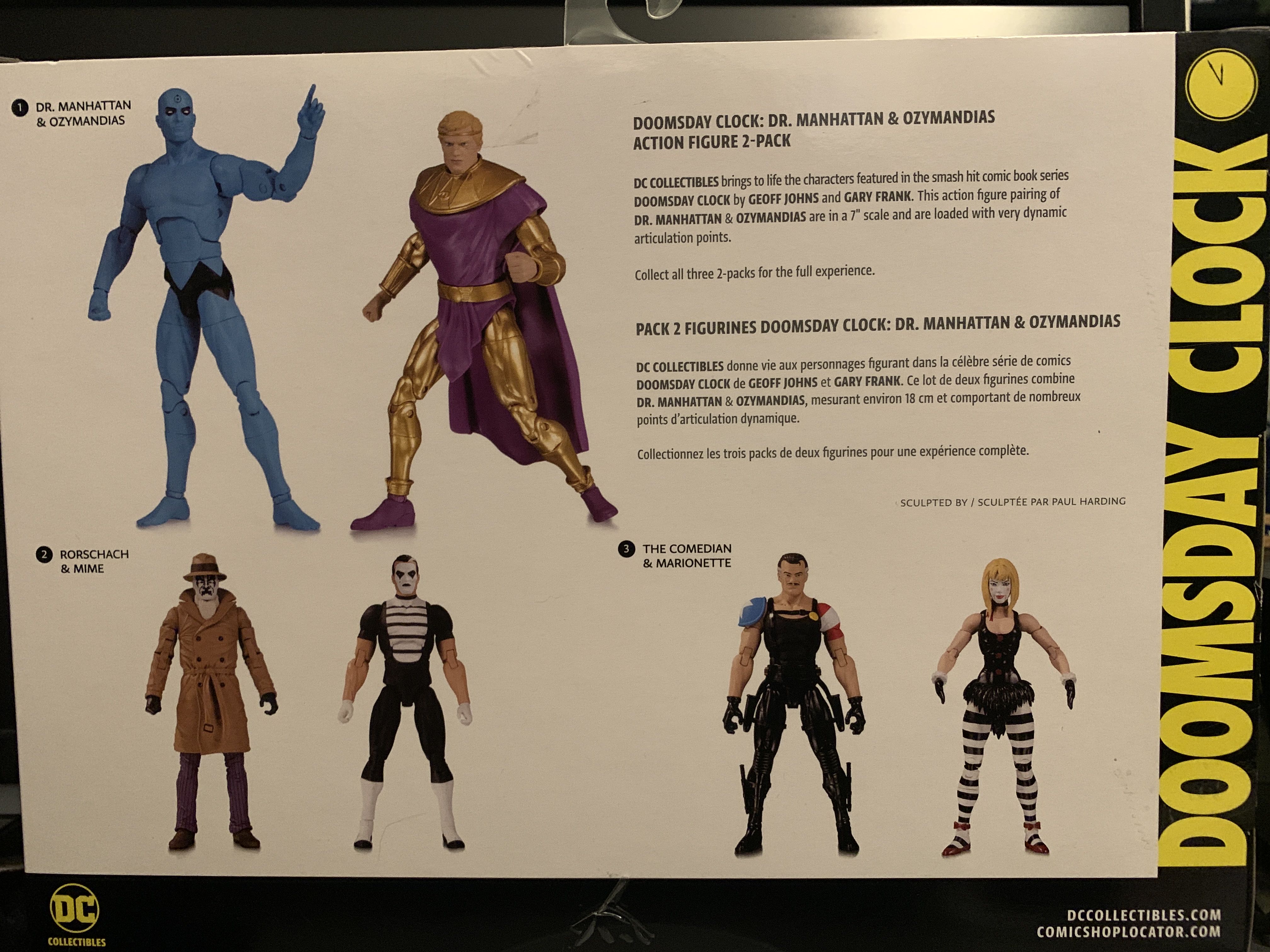 DC Collectibles Doomsday Clock Dr. Manhattan & Ozymandias - DC Collectibles (Doomsday Clock) action figure collectible [Barcode 761941353807] - Main Image 2