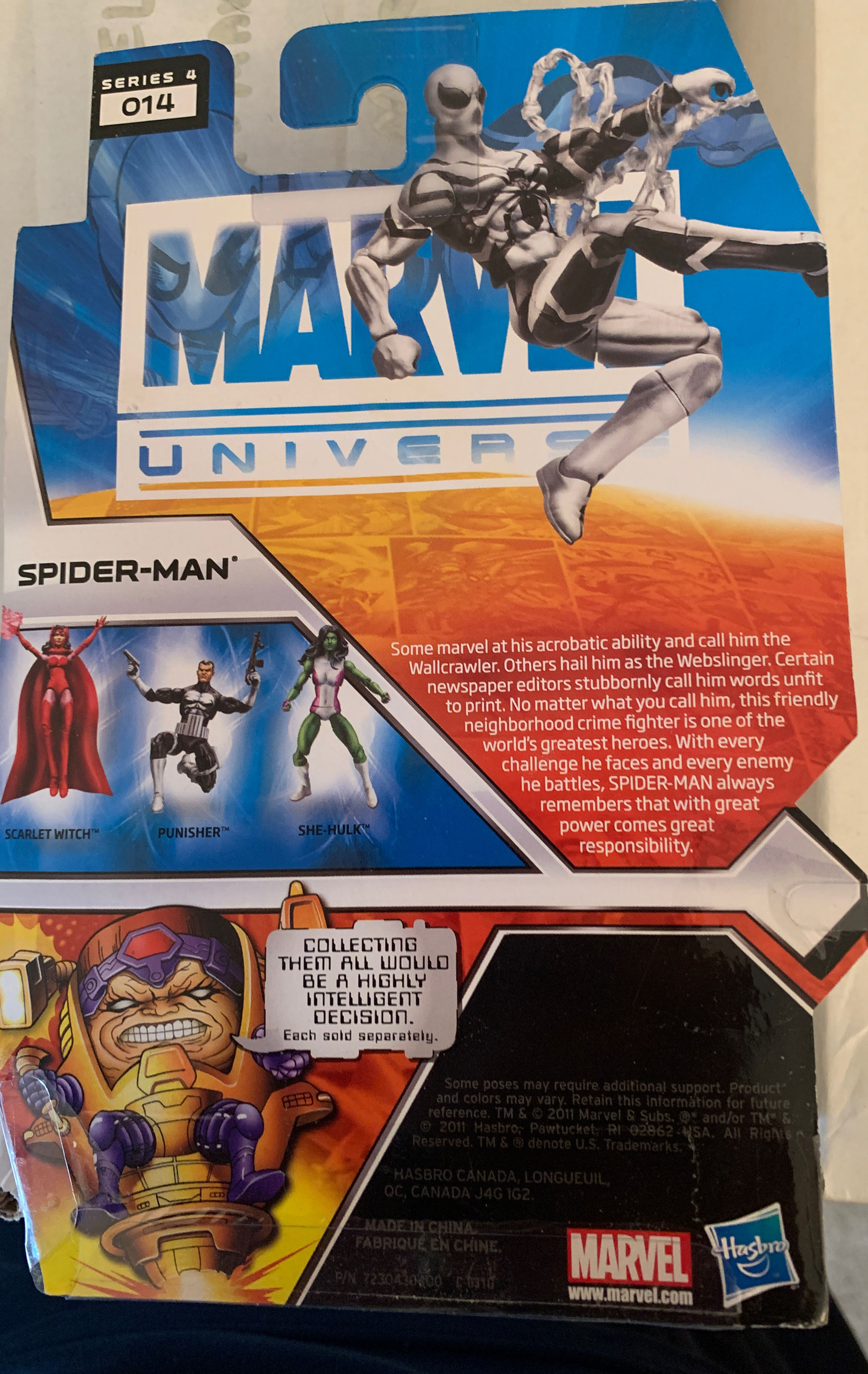 Marvel-Spider Man FF - Hasbro (Marvel-Marvel Universe 3.75”) action figure collectible [Barcode 653569699347] - Main Image 2
