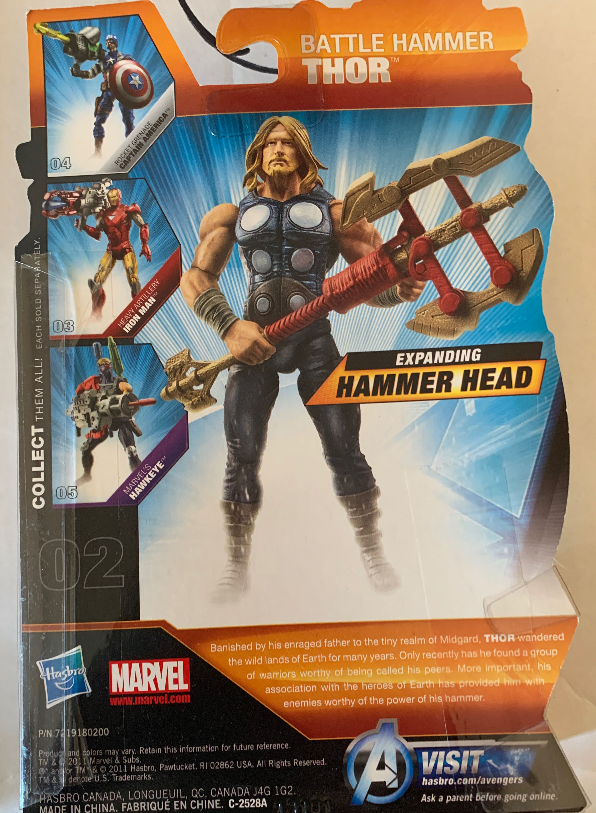 Thor - Hasbro (Marvel: The Avengers) action figure collectible - Main Image 2