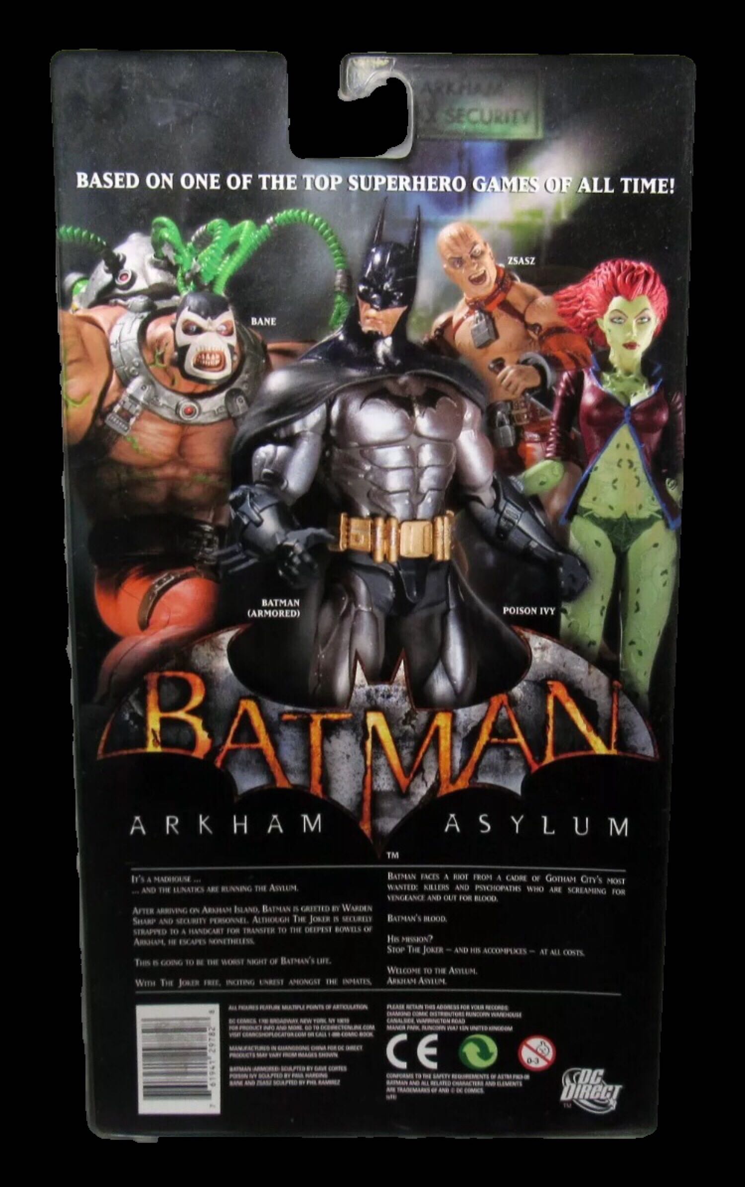 Batman (Armored) - DC Direct (Batman: Arkham Asylum Series 2) action figure collectible [Barcode 761941297828] - Main Image 2