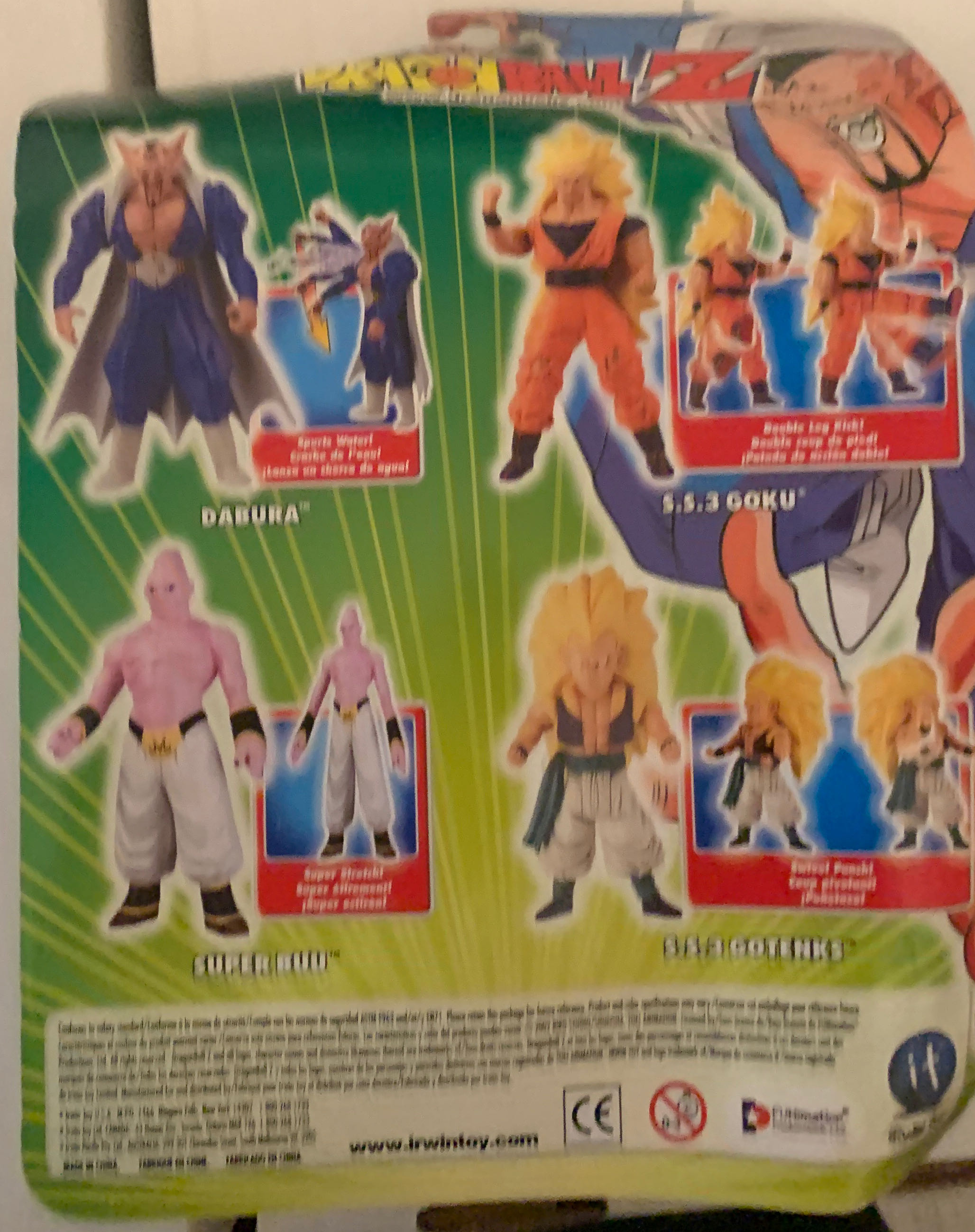 Goku (Super Saiyan 3) - Irwin Toy (Dragon Ball Z) action figure collectible [Barcode 069545461165] - Main Image 2