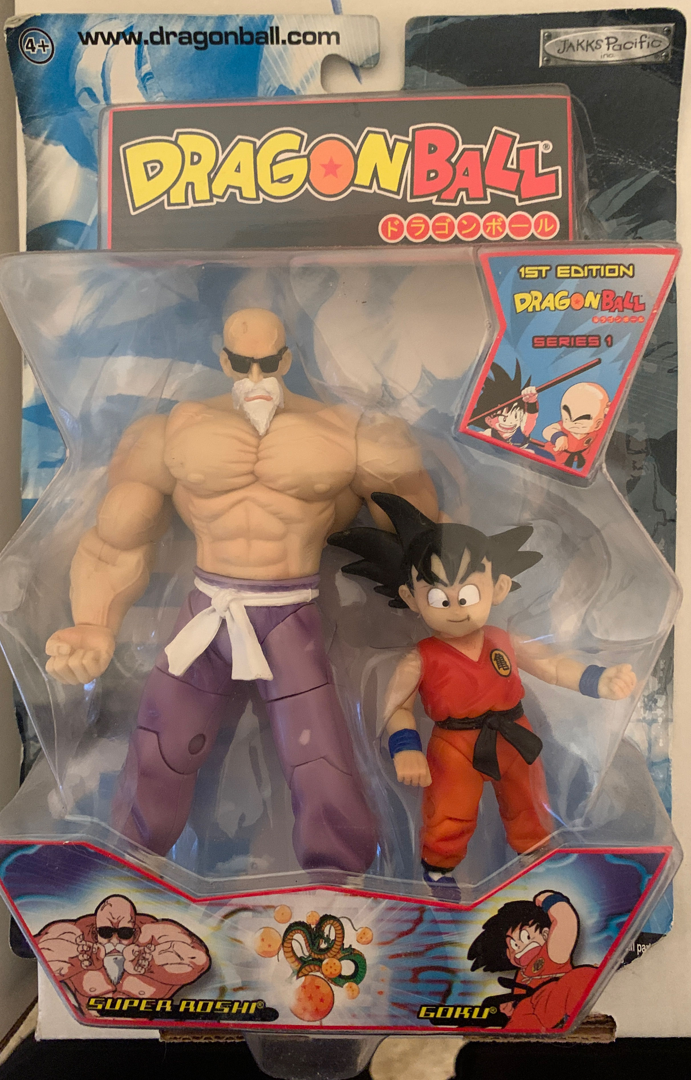Super Roshi & Goku - Jakks Pacific (Dragon Ball) action figure collectible [Barcode 039897762005] - Main Image 1