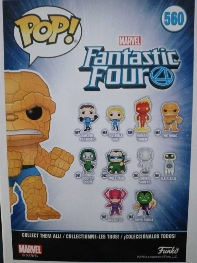 The Thing #560 - Funko (Fantastic Four) (Fantastic Four) action figure collectible [Barcode 889698449885] - Main Image 2
