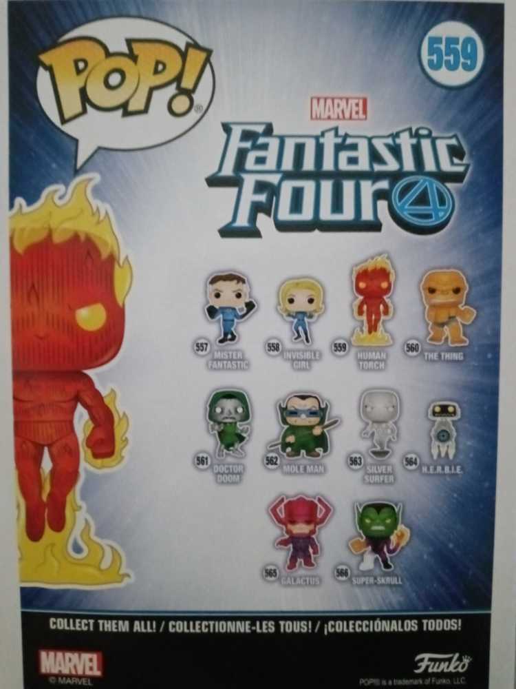Human Torch #559 - Funko (Fantastic Four) (Fantastic Four) action figure collectible [Barcode 889698449878] - Main Image 2