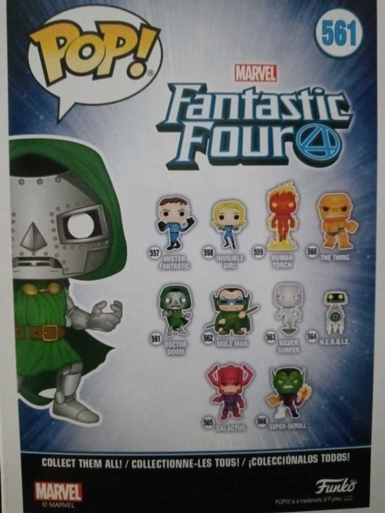 Marvel- Doctor Doom Funko 561 - Funko (Fantastic Four) action figure collectible [Barcode 889698449915] - Main Image 2