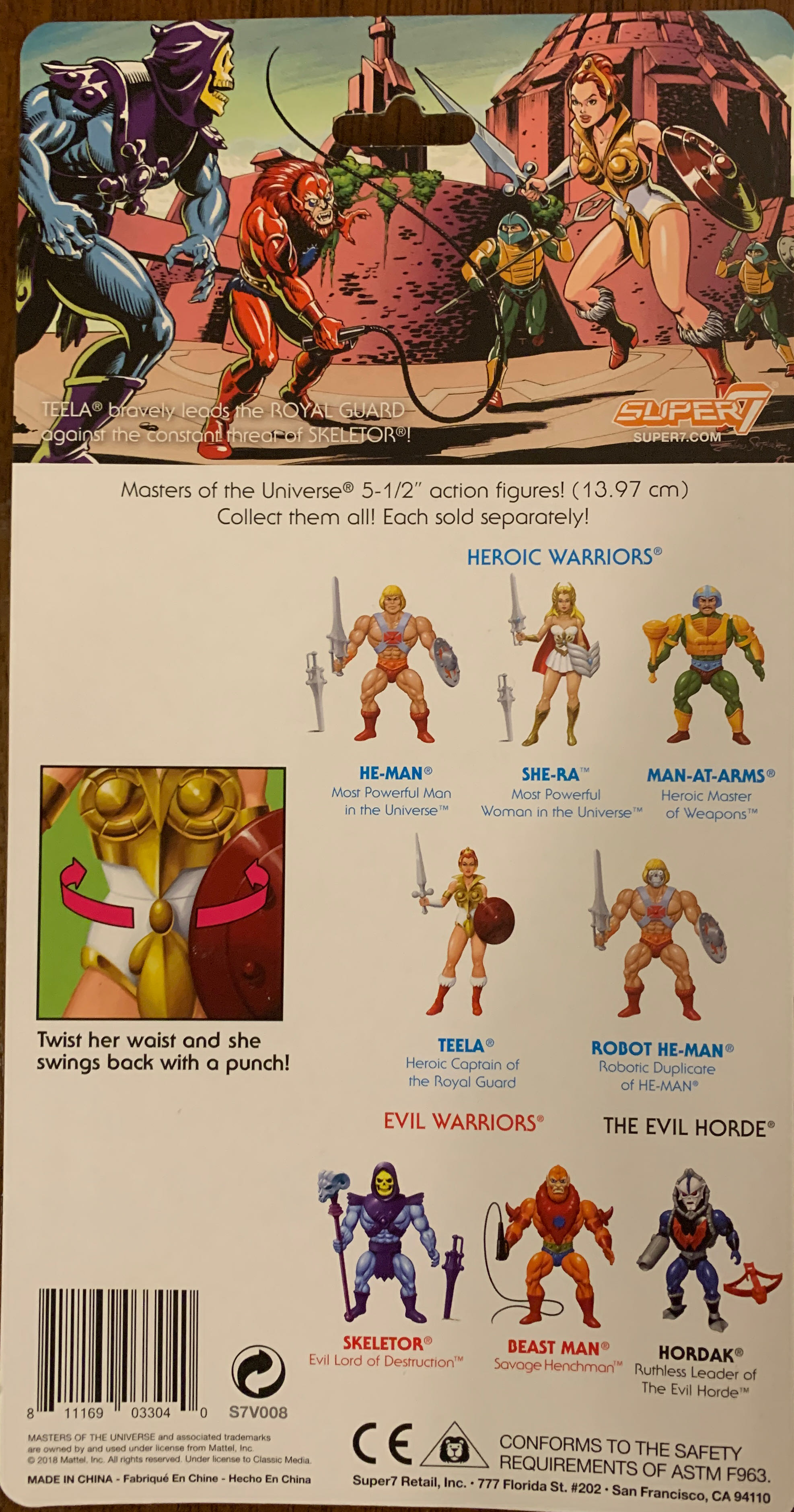 MOTU - SUPER 7 - Teela - Super7 (Masters of the Universe: Super7) action figure collectible [Barcode 811169033040] - Main Image 2