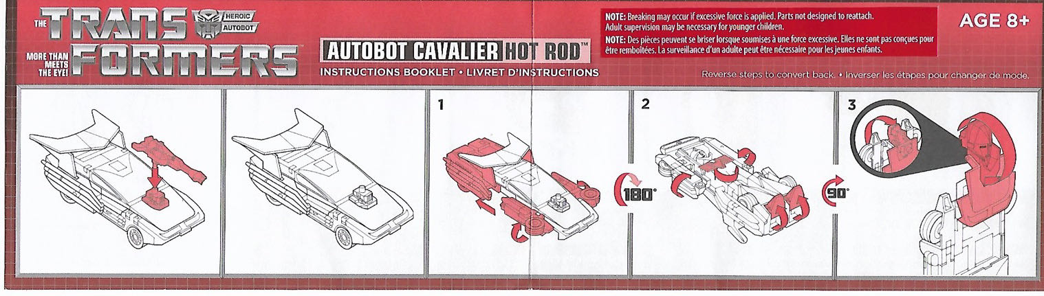 Transformers: Hot Rod - Hasbro/Canada (Transformers Generation 1 Reissue) action figure collectible - Main Image 2
