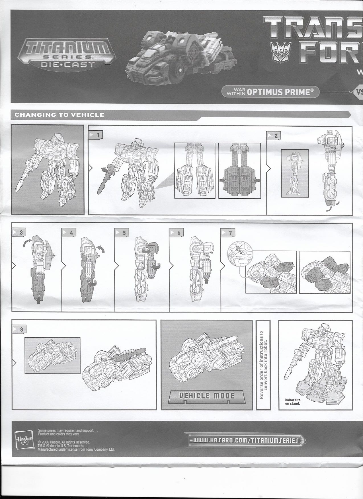 Transformers: Optimus Prime  (Transformers Titanium Series) action figure collectible - Main Image 3