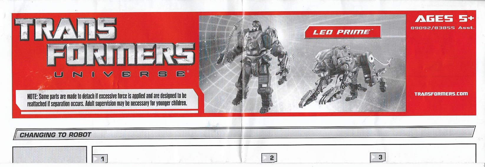 Transformers: Leo Prime - Hasbro/Canada (Transformers Universe) action figure collectible - Main Image 1