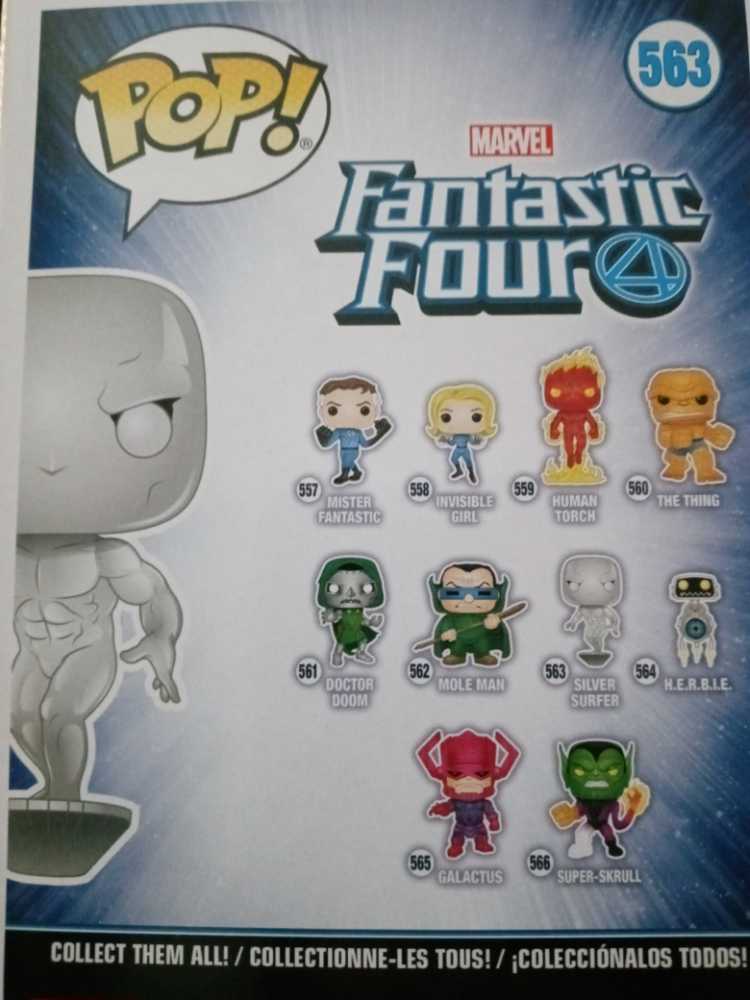 Marvel- Silver Surfer Funko 563 - Funko (Fantastic Four) (Fantastic Four) action figure collectible [Barcode 889698449922] - Main Image 2