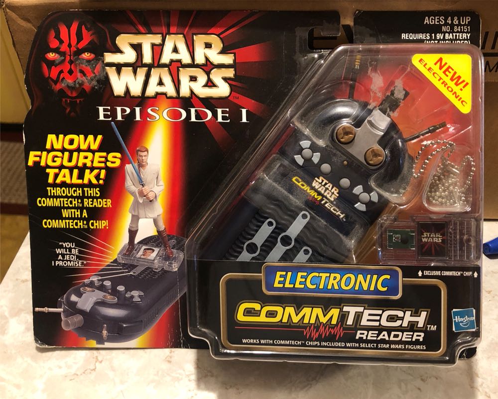 Electronic CommTech Reader - Hasbro (star wars episode 1 the Phantom Menace) action figure collectible [Barcode 076281841519] - Main Image 2