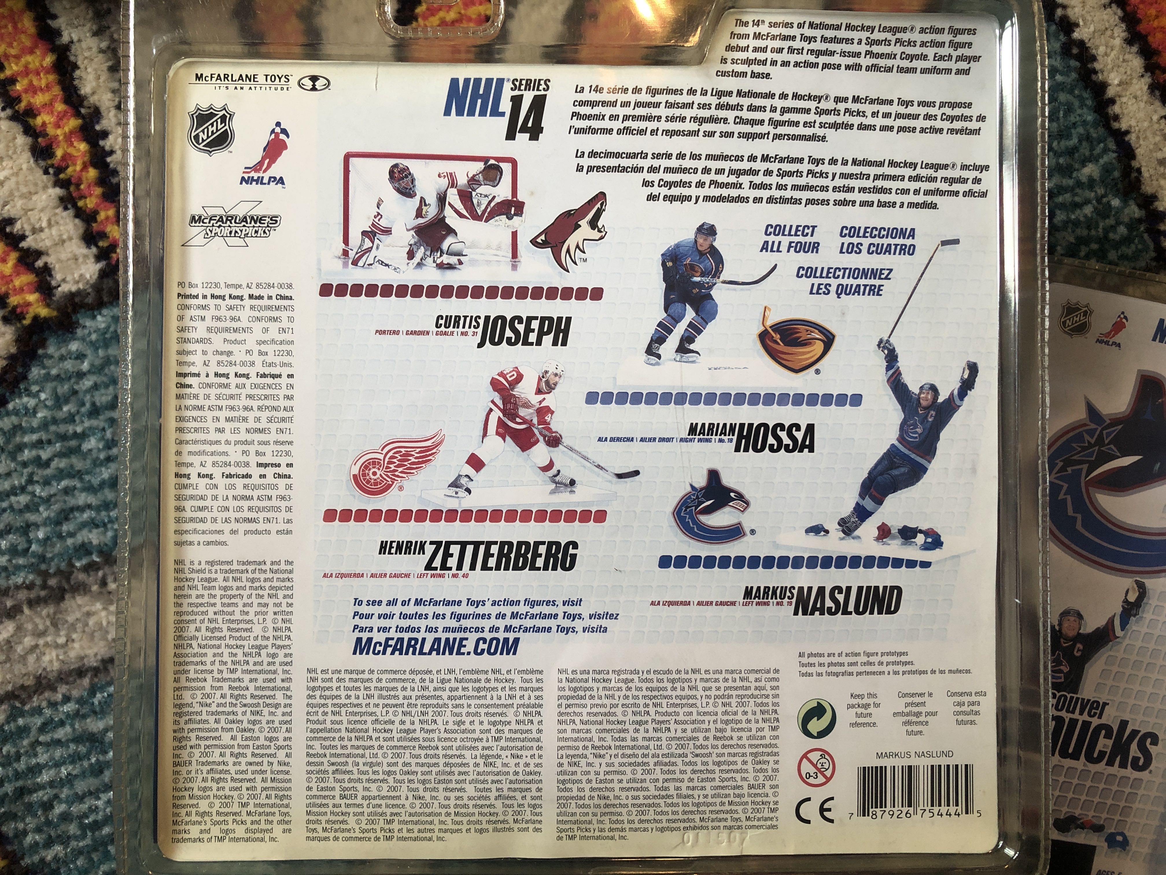 Markus Naslund Series 14 Alt  action figure collectible - Main Image 3