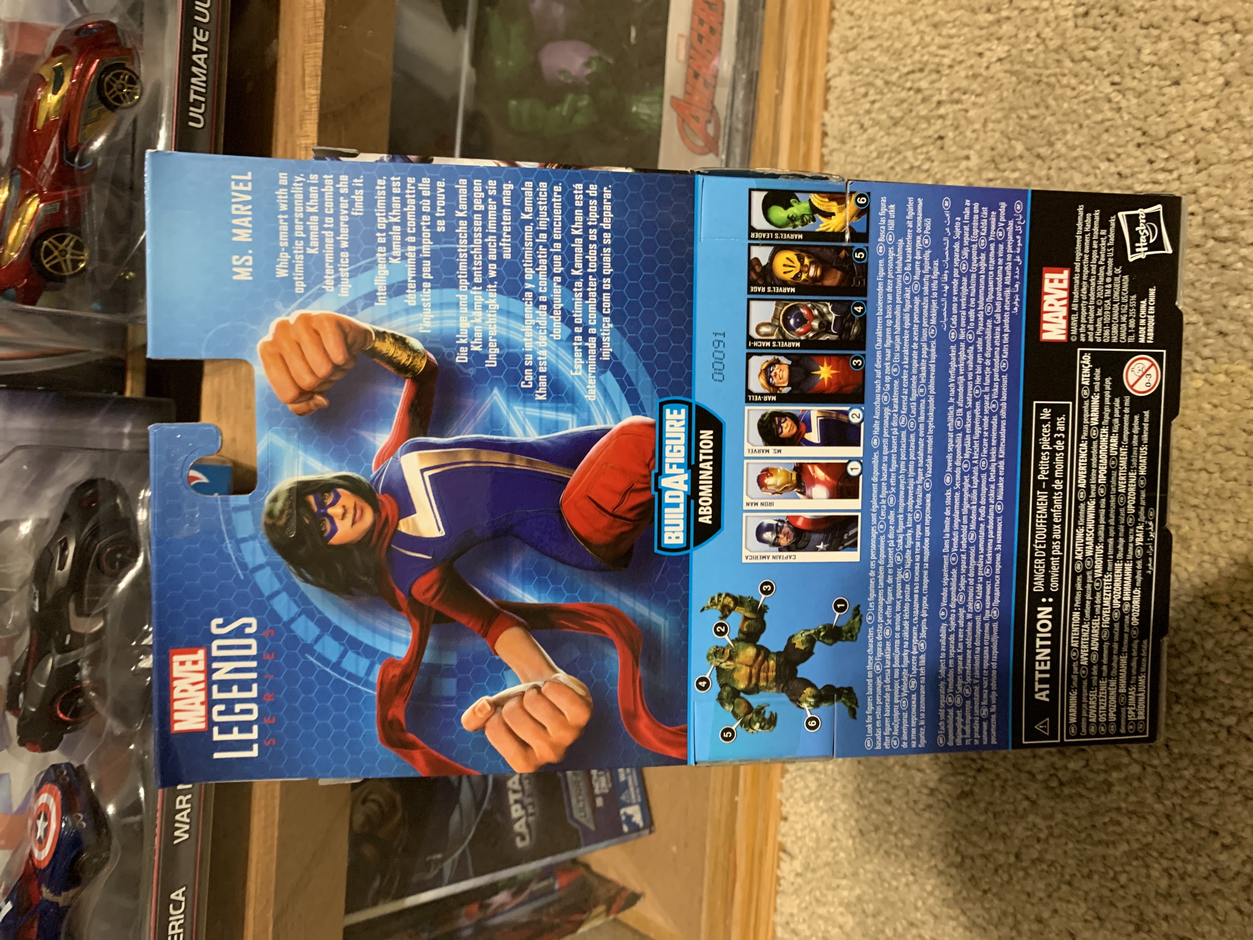 Ms. Marvel - Hasbro (Abomination BAF Wave) action figure collectible [Barcode 5010993702794] - Main Image 2