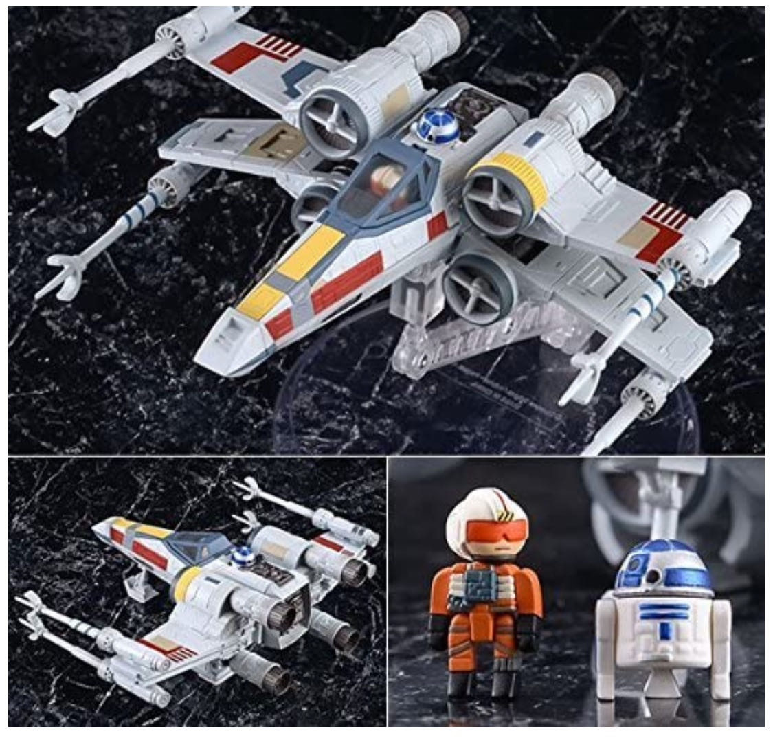 Megahouse Star Wars Variable Action D-Spec X-Wing Starfighter Figure  action figure collectible [Barcode 4535123820632] - Main Image 2