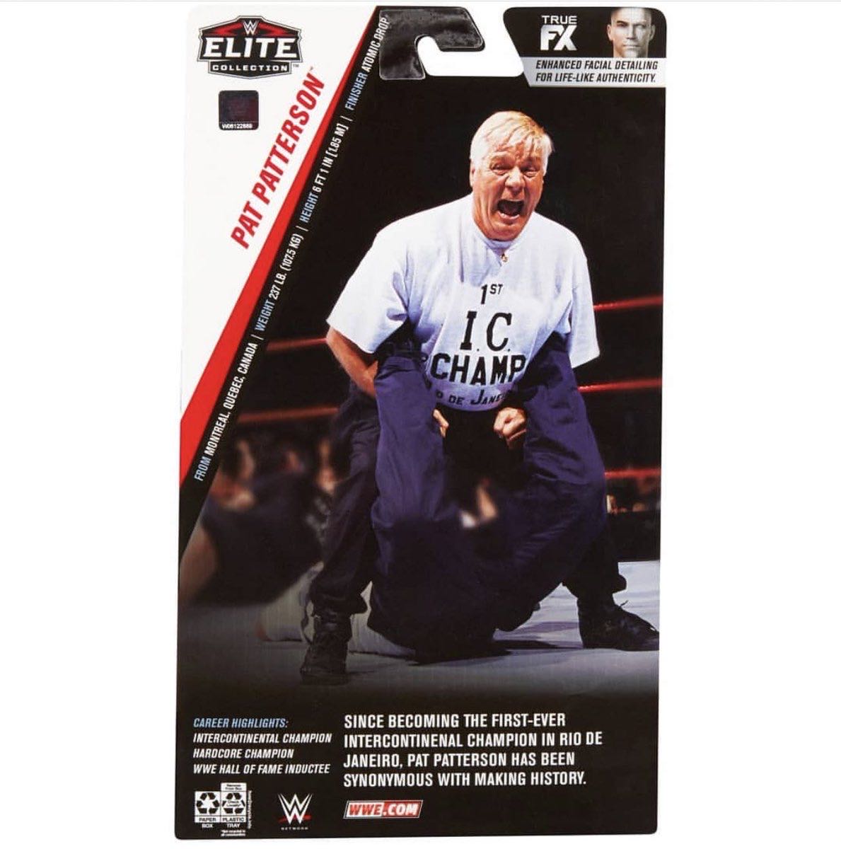 Pat Patterson - Mattel Wwe (WWE Elite Collection 58) action figure collectible [Barcode 227961163418] - Main Image 4