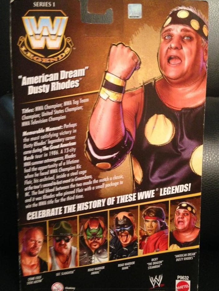Dusty Rhodes - Mattel Wwe (WWE Legends Series 1) action figure collectible - Main Image 4
