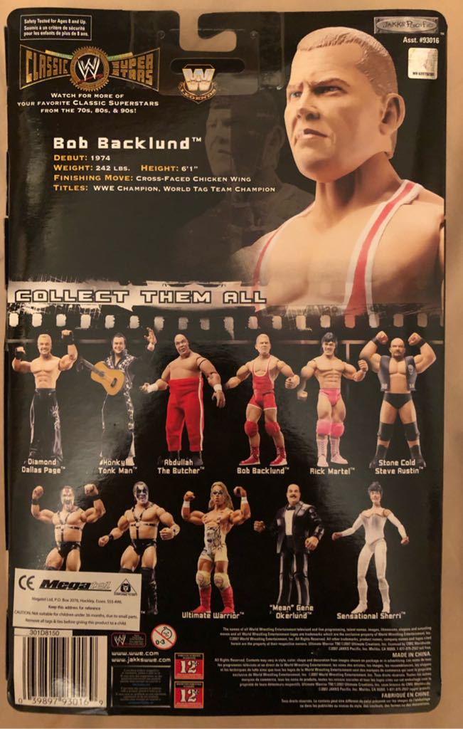 Bob Backlund - Jakks Pacific WWE (WWE Classic Superstars 14) action figure collectible - Main Image 2