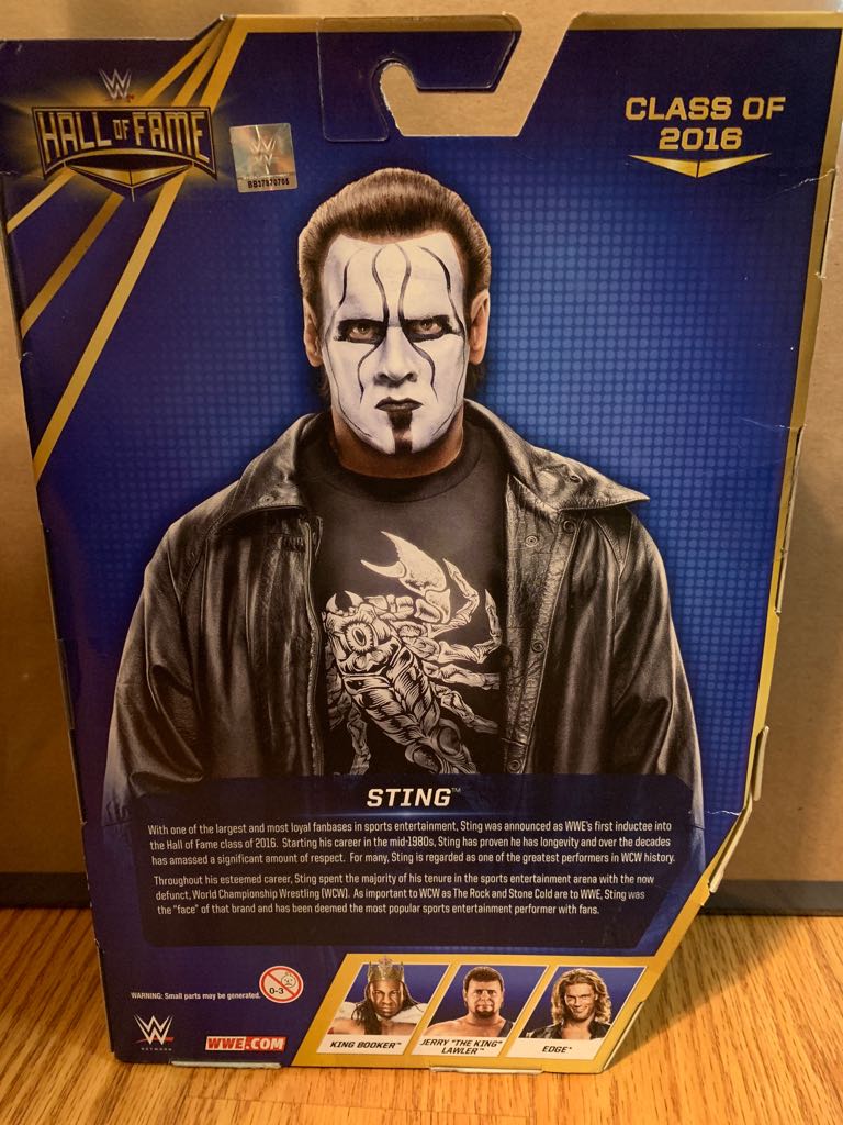 Sting - Mattel Wwe (WWE Hall Of Fame) action figure collectible [Barcode 887961264128] - Main Image 2