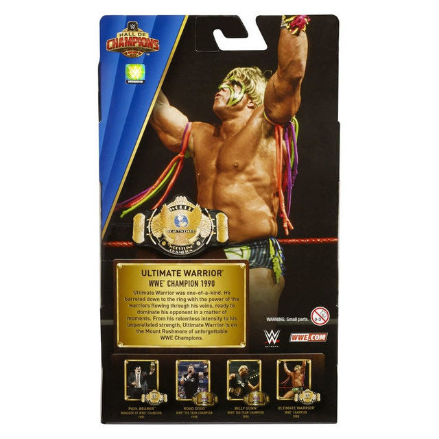 Ultimate Warrior - Mattel Wwe (WWE Hall of Champions Series 3) action figure collectible - Main Image 4