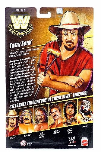 Terry Funk - Mattel Wwe (WWE Legends Series 2) action figure collectible - Main Image 2