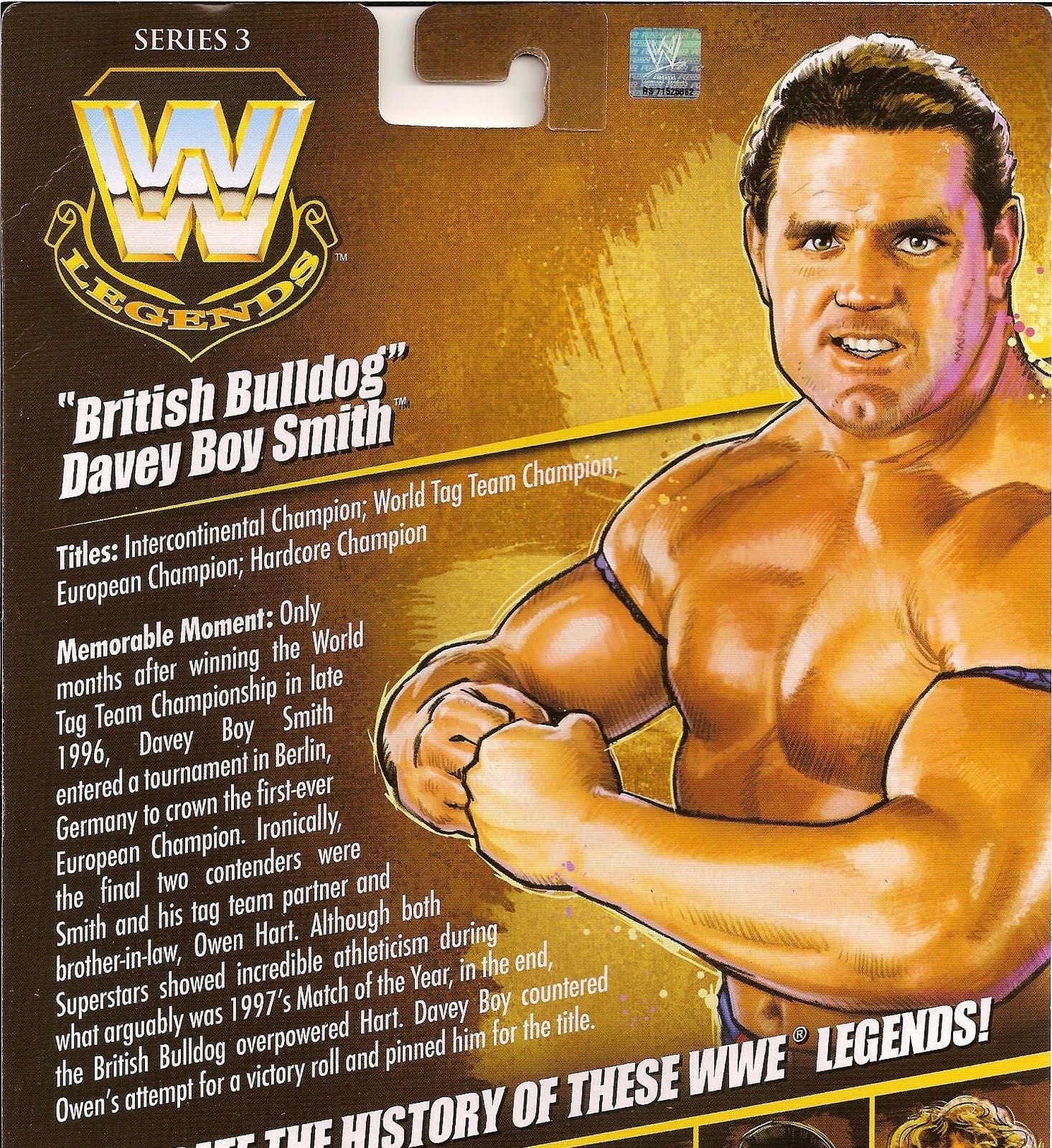 British Bulldog - Mattel Wwe (WWE Legends Series 3) action figure collectible - Main Image 4