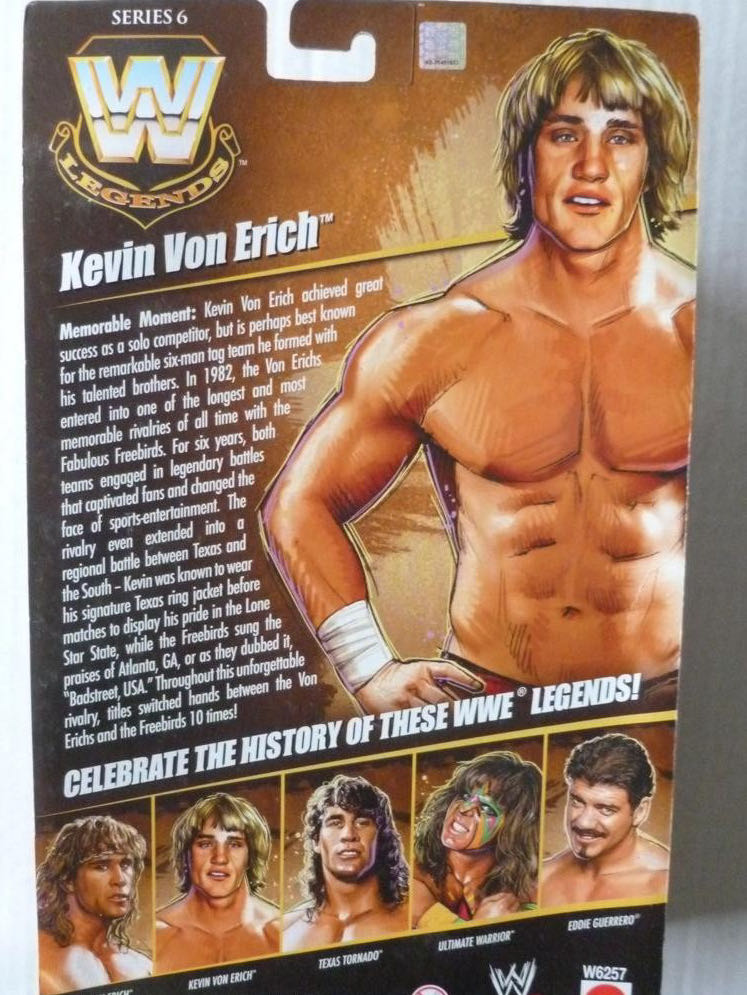 Kevin Von Erich - Mattel Wwe (WWE Legends Series 6) action figure collectible - Main Image 4