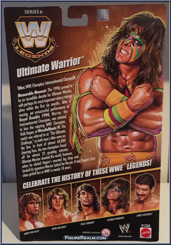 Ultimate Warrior - Mattel Wwe (WWE Legends Series 6) action figure collectible - Main Image 2