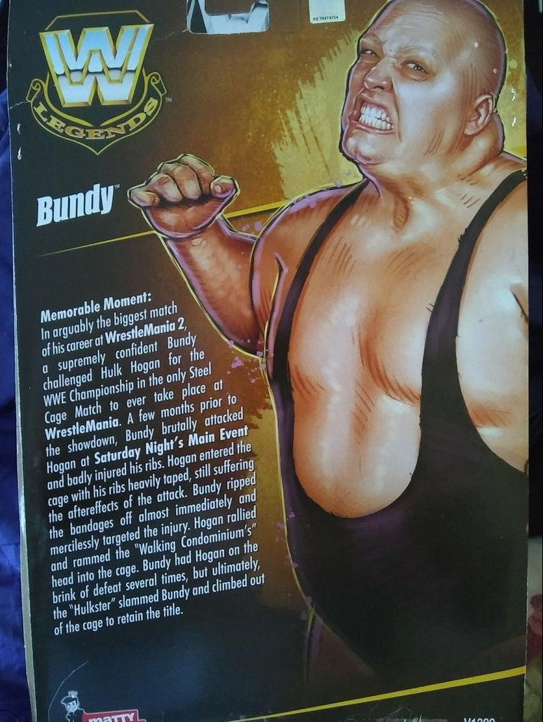 King Kong Bundy - Mattel Wwe (WWE Legends) action figure collectible - Main Image 4