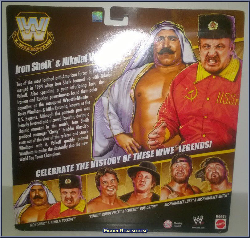 Iron Sheik & Nikolai Volkoff - Mattel Wwe (WWE Legends 2-Packs) action figure collectible - Main Image 2