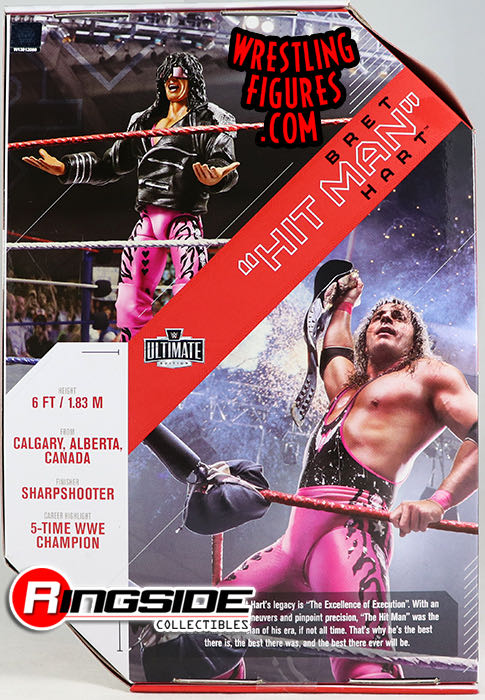 Bret “Hitman” Hart - Mattel Wwe (WWE Ultimate Edition Series 2) action figure collectible - Main Image 4