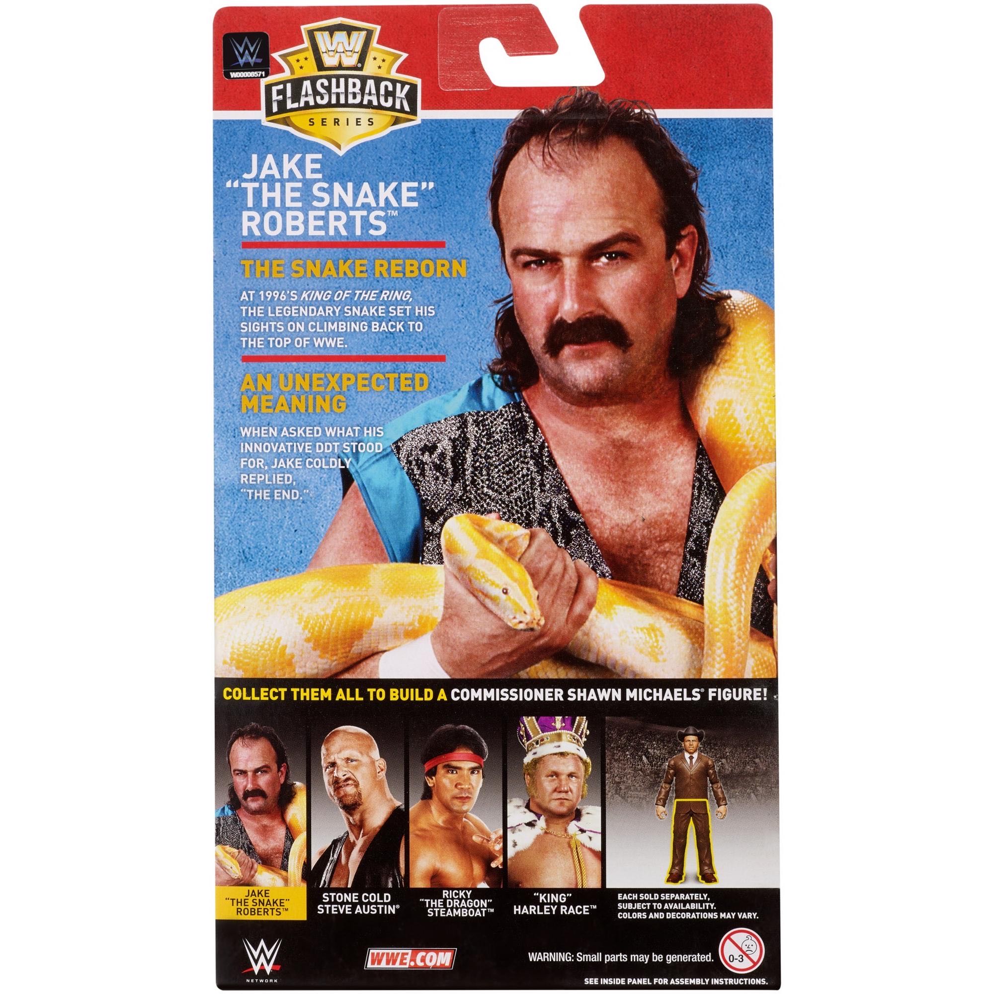 Jake “The Snake” Roberts - Mattel Wwe (WWE Flashback Series) action figure collectible - Main Image 4