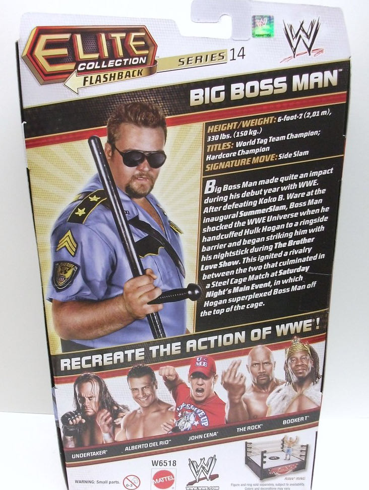 Big Boss Man - Mattel Wwe (WWE Elite Collection 14) action figure collectible - Main Image 4