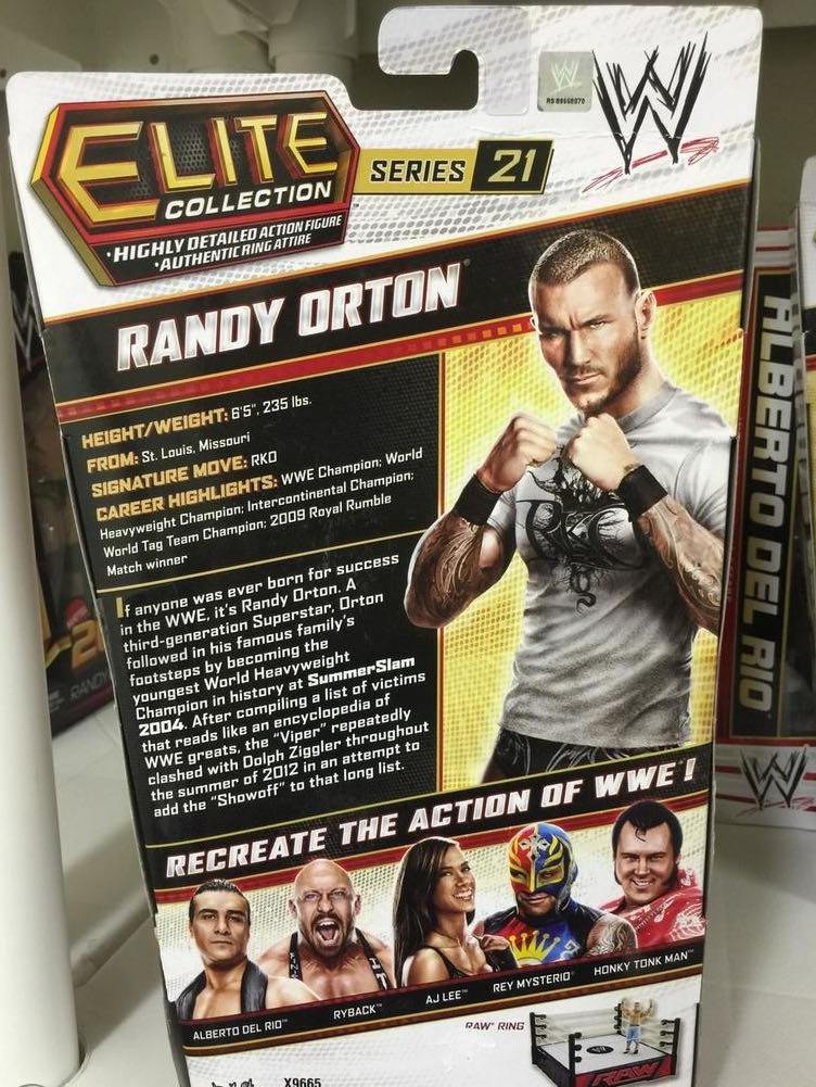 Randy Orton - Mattel Wwe (WWE Elite Collection 21) action figure collectible - Main Image 4