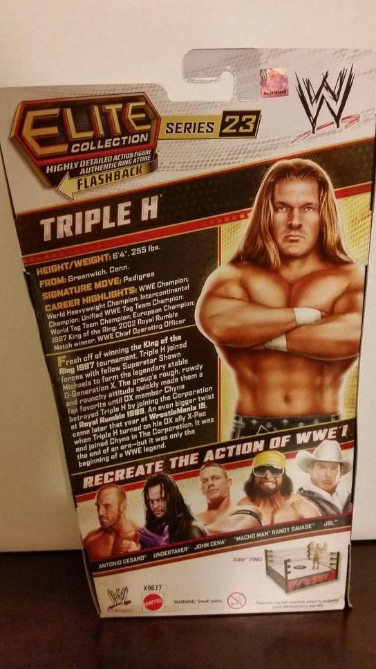 Triple H - Mattel Wwe (WWE Elite Collection 23) action figure collectible - Main Image 4