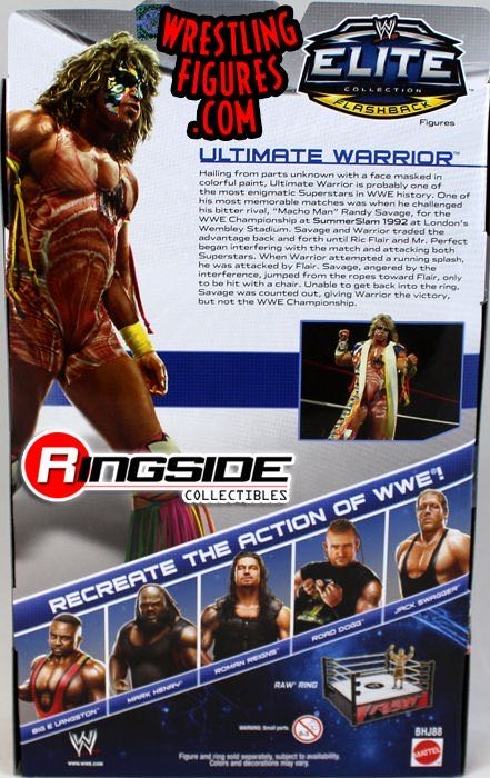Ultimate Warrior - Mattel Wwe (WWE Elite Collection 26) action figure collectible - Main Image 4