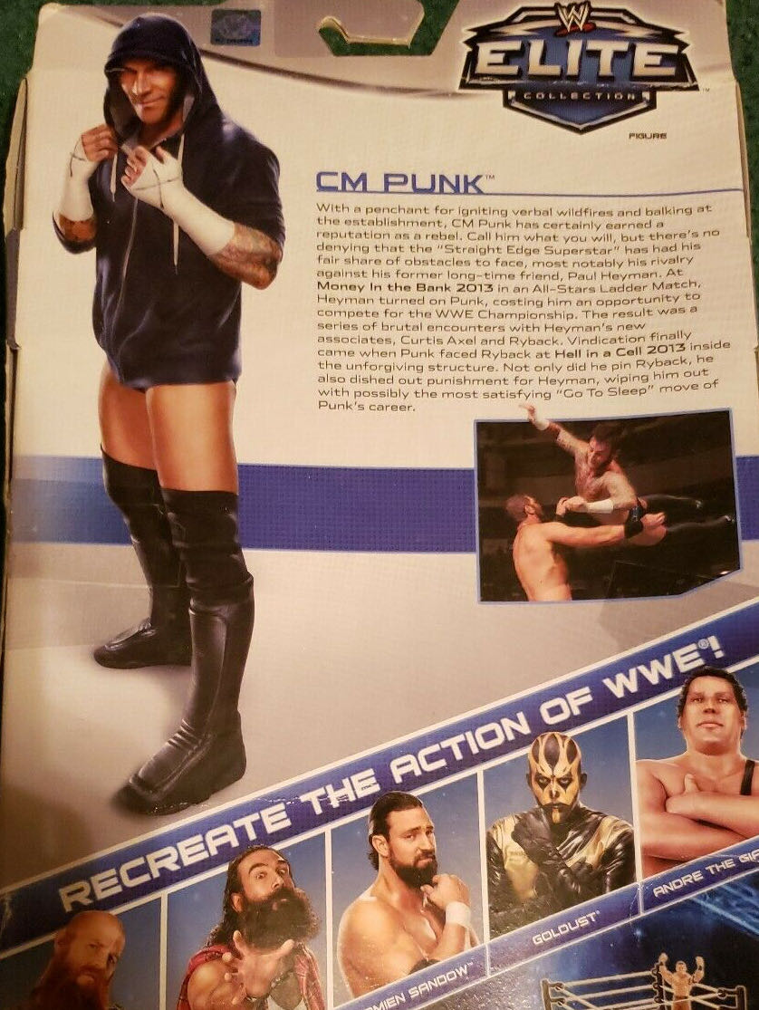 CM Punk - Mattel Wwe (WWE Elite Collection 29) action figure collectible - Main Image 4
