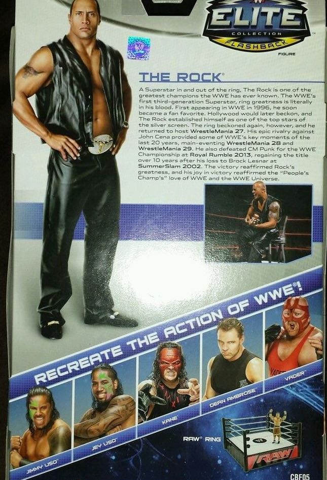 Rock, The - Mattel Wwe (WWE Elite Collection 31) action figure collectible - Main Image 4