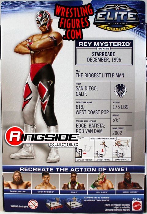 Rey Mysterio - Mattel Wwe (WWE Elite Collection 32) action figure collectible - Main Image 4