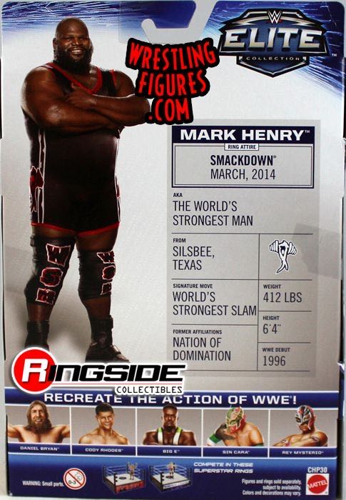 Mark Henry - Mattel Wwe (WWE Elite Collection 32) action figure collectible - Main Image 4